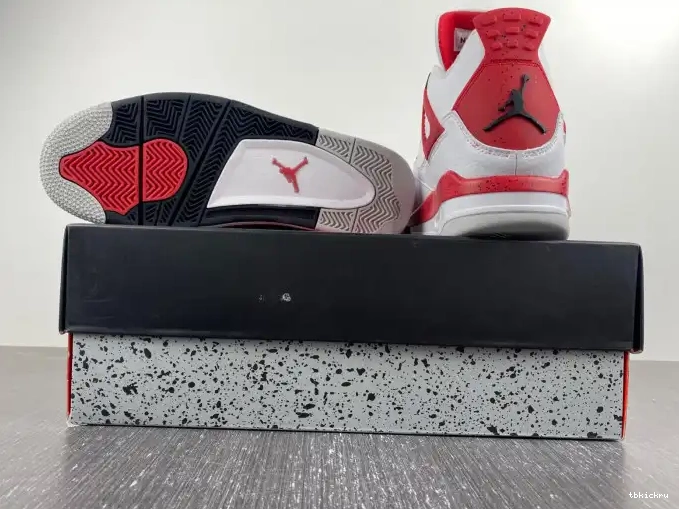 Rep TBkick Cement Red 4 Air DH6927-161 Jordan 0613